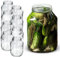 KADAX Weckgläser 2,5L, Einmachglas zum Einlegen, fi100 mm, Einmachgläser, Sturzglas, Vorratsglas, Gurkenglas, Konservenglas, Rundgläser, Einweckgläser (8 Stück, Ohne Deckel)