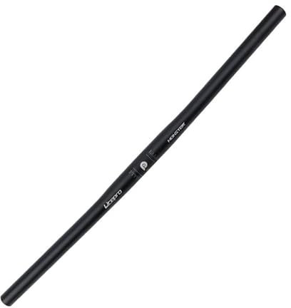 QQY Mountainbike-Lenker flach, kurzer Fahrradlenker aus Aluminiumlegierung, gerade für MTB-Klappräder, 25,4 x 580 mm (schwarz)