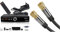 hd-line Echosat 20900 M Digital Satelliten Sat Receiver - (HDTV, DVB-S/S2, HDMI, SCART, 2X USB 2.0, Full HD 1080p) [Vorprogrammiert] & KabelDirekt – SAT Kabel – 5m (F-Stecker, 75 Ohm)