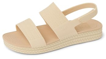 Reef Water Vista Womens's Sandals Black Tan Backstrap Water Friendly Shoes | Water Friendly
