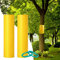 Colla a Nastro per Albero 2X Trappola Adesiva per Proteggere gli Alberi Anello Giallo (3mX15cm) Impedisci a Bruchi Formiche Insetti di Arrampicarsi Sugli Alberi, Inclusi 2 Fili di Legatura