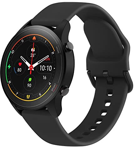 Vancle für Xiaomi Mi Watch Armband,22mm Silikon Ersatzarmband Uhrenarmband für Xiaomi Watch S1 Armband/Xiaomi Watch S1 Active Armband/Xiaomi Mi Watch Color Sport Armband(Schwarz)