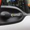ARCEEN 4pcs Auto Emblem Aufkleber für Smart Fortwo 450 451 453, Aluminium, Autoaufkleber, Silber, Fahrzeug-spezifisch, Compact car