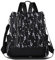 SODOLLEE Damen Rucksack Anti Diebstahl Backpack Mehrere Taschen Frauen Daypack Causal Mädchen Wasserdicht Polyester Leichter Schulrucksack für Universität Reisen Schwarz B