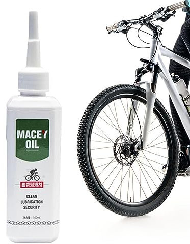 TROONZ Lubrificante per Catene di Biciclette - Lubrificante per Forcella per Catena antiruggine Olio lubrificante per Bici a Secco,Lubrificante per Bici da 100 ml, lubrificante Secco Ecologico