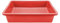 Heavy Duty Large Plastic Potting Tray Rectangle Multi Purpose Garden Greenhouse Plant Pot Tidy Work Table (Length: 64.5cm - Width: 49cm - Height: 12cm) (Red)