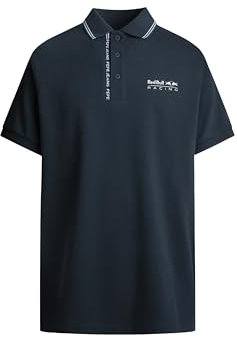 Red Bull Racing X Pepe Jeans RBR Tipped Logo Polo, Blue (Dulwich Blue), XL para Hombre