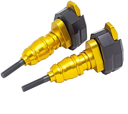 Motorrad Crash Protector CNC Motorabdeckung Sturzpads Für Y&amaha FZ1 FZ1N FZ6 FZ6N FZ8 FZ8N MT03 R3 MT09 13-18 (Color : Gold)