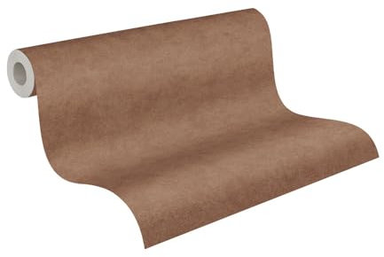 A.S. Création Vliestapete Braun - hochwertige Tapete Vlies einfarbig 399388 - Wandtapete für verschiedene Räume - Made in Germany