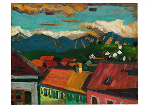 Kunstkarte Gabriele Münter Vom Griesbräu-Fenster