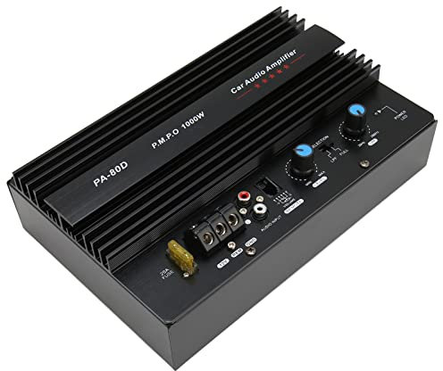 Rankomu 1000W Amplifier Board Car Power Amplifier Board, 1000W Subwoofer Plate Amplifier for Car Entertainment, 12V Digital Power Amp Board, High Power, Professional