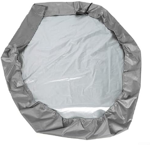 Copertura protettiva rotonda per piscina con benefici solari per ambienti esterni e conservazione delle risorse (140 x 110 cm)