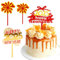 DazzJoy 4 Stk Silvester Deko 2025 Tortendeko Happy New Year - Acryl Neujahr Dekoration für Torte und Kuchen
