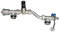 HOHOVYVY Messing Differenzdruck Bypass Ventil Rohrverbinder Für Fußbodenheizung Verteiler(Silver)