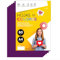 Fogli Colorati A4 80g per Stampanti e Attività Manuali, Blocco di Carta Colorata per Bambini, Pacchetto di Fogli Colorati per Biglietti m-office (50 fogli, Viola)