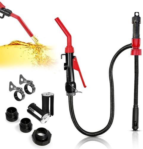 Electric Transfer Pump, Battery Liquid Pump, Portable Power Battery Fuel Pumps to 2.4 Gallons Per Minute, Electric Siphon Pumps for Fuel,Oil,Water,Gas,Fish Tank