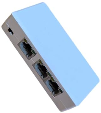 Fahoujs Power Over Ethernet Extender 1-in-2-Out Splitter mit LED Anzeigen bietet Echtzeitüberwachung für breite Anwendungen Power Over Ethernet Extender