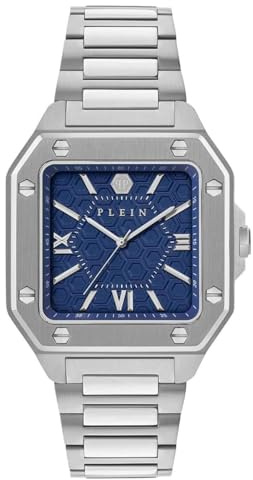 Philipp Plein Herren-Armbanduhr Analog Quarz Plein Edge Edelstahl