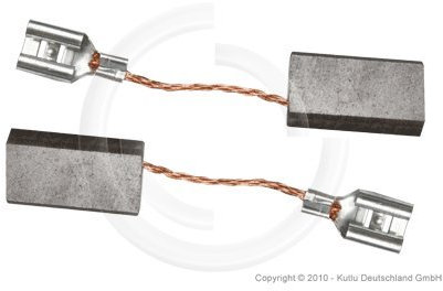 2x Kohlebürsten Kohlestifte Kohlen für AEG 5x10x18,5 mm (4931349411)