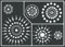 Kreul 74804 - Window Style Schablone Modern Style, flexibel, selbstklebend und wiederverwendbar, für individuelle Gestaltungen