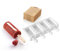 Silikomart GEL05M MINI CHIC Silikonform 70X33 H 22 MM, Weiß