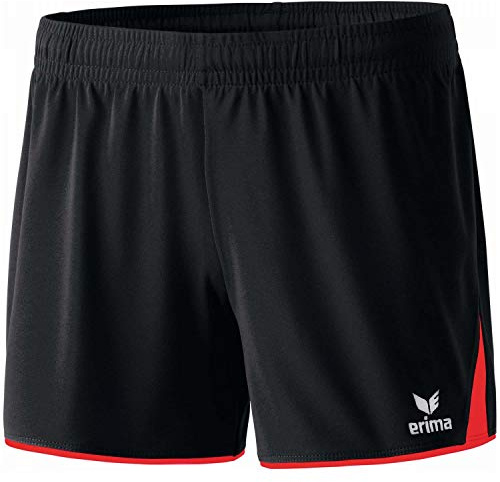Erima Damen Classic 5-C Short (615409), schwarz/rot, 44