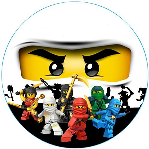 Tortenaufleger Tortenfoto Aufleger Foto Bild kompatibel mit Ninjago (24) rund ca. 20 cm *NEU*OVP*