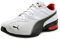 PUMA Herren Tazon 6 Cross Trainer Sneaker, Weiß White Black Silver, 44 EU