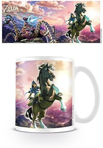 Pyramid International The Legend Of Zelda: Breath Of The Wild (Guardian Chase) Official Boxed Ceramic Coffee/Tea Mug, Paper, Multi-Colour, 11 x 11 x 1.3 cm