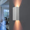 Wandleuchte GU10 Innen Weiß, Wandlampe Innen, Wandbeleuchtung, Treppenhaus, Wohnzimmer, Flur Licht, up and down, Wandleuchte Weiß, Schlafzimmerlampe Wand