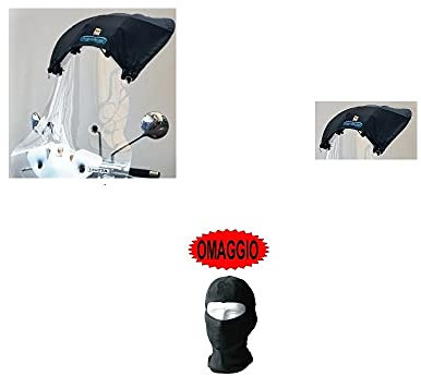 Funda Isotta PQ01 se engancha y desengancha fácilmente al Parabrisas protección contra el Aire, el Agua y el Sol.