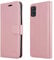 iCatchy For Samsung Galaxy A51 Case Leather Wallet Book Flip Folio Stand View Cover Pouch Compatible with Samsung Galaxy A51 Phone case (Rose Gold)
