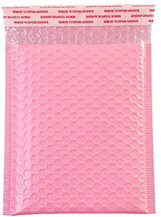 Dantazz 50 Stück Pink luftpolstertaschen,Bubble Mailers Gepolsterte Umschläge Gefüttert Poly Mailer Self Seal (11×15cm)