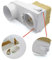RATTMMOTOR CNC Sabot anti-poussière pour moteur de broche 80 mm pour routeur CNC, broche moteur, fraiseuse, outil de gravure