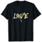 Badminton Love Federball Badmintonspieler T-Shirt