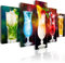 B&D XXL - Akustikbild Küche Drink 5 tlg - Bilder Akustikschaum Schallschutz Wand Deko Kunst Akustikpaneele Wandpaneele Schalldämmung Wandbild Schallabsorber Akustikplatten 030107-16
