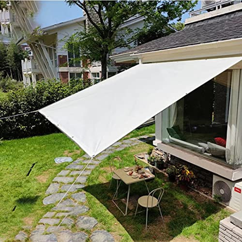 Extra Large Sun Shade Sail Waterproof- Rectangle UV Block Canopy Awning Shelter Fabric Cloth Screen With Metal Eyelets