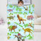 Bold And Brash Kuscheldecke Personalisierte Geschenke für Kinder Jungen Mädchen Baby, Personalisierte Kinderdecke mit Name und Motivfarbe, Super Weiche Fleecedecke Wohndecke Ideal für Geburtstag