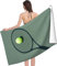 Strandtuch Tennis, Mikrofaser Strandtuch Sport Handtuch Groß 70x140 cm Badetuch Strandhandtuch Schnell Trocknendes Sandfreies Weiches Saunatuch, reisehandtuch, Badehandtuch