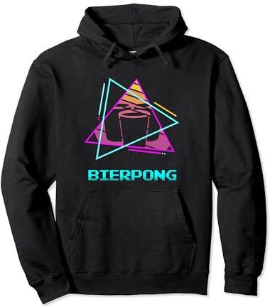 Retro Vintage Classic Bierpong Pullover Hoodie