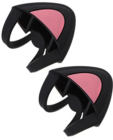 1 Paar Headset Katzenohrenförmige Silikon Dekorationen Mottoparty | Over Ear Modelle, Liebevolles Cartoon Design, Portable Verzierung, für Homeoffice Calls und Cosplay