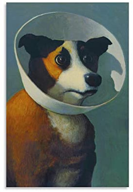 SHENGJIU Cooles Poster, Michael Sowa, Surrealismus, Poster, Kunstdruck, Wandfoto, Poster, hängendes Bild, Familiendekoration, 50,8 x 76,2 cm (50 x