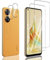 Reeshu Compatible avec Oppo Reno 8 T 4G 2 Pièces Protection écran Verre Trempé + 2 Pièces Caméra Arrière Verre Trempé, [sans Bulles] [Anti-Rayures] Protection d’écran, HD Transparent pour Reno 8T 4G