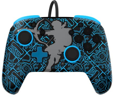 Official Nintendo Wired Controller -The Legend of Zelda - Link - Glow