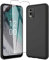 JDXHFF Cover Compatibile con Nokia C32 (6.5) Nero e Pellicola Protettiva in Vetro Temperato - Custodia Morbido Silicone Protettivo TPU Case Black