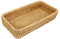 Rattan Tray, Rattan Serving Tray, Rectangular Woven Tray, Wicker Decorative Serving Baskets, Tabletop Organization Hand Woven Snack Storage Basket, Multifunctional Serving Tray, for Bread, Fruit(S)