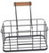 BESTonZON 1stk Tragbares Bierregal Bier Aus Stahl Bierträger Metall Wein Rack Korb Wein Träger Wein Flasche Organizer Milchflaschenhalter Flaschentasche Eisen Mann Holz Shampoo