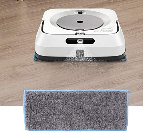 Wischtuch Grau Wischtuch für Braava Jet M6 Smart Sweeper Roboter Staubsauger (Wet rub (einzeln)