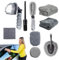 Autoreifenbürsten-Set für Autoreifen, Autodetail-Bürstenkit, 9-teiliges Autoreifenbürsten-Set, Autoreifen-Detail-Pinsel-Set für Innen- und Außenbereiche