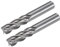 QUARKZMAN 2pcs Carbure Fin Fraises 4 Cannelures 13 mm /0,51 Haute Vitesse Acier CNC Fraisage Coupeur Bits Outil avec Droite Tige pour Aluminium Acier Coupe Travail Métaux